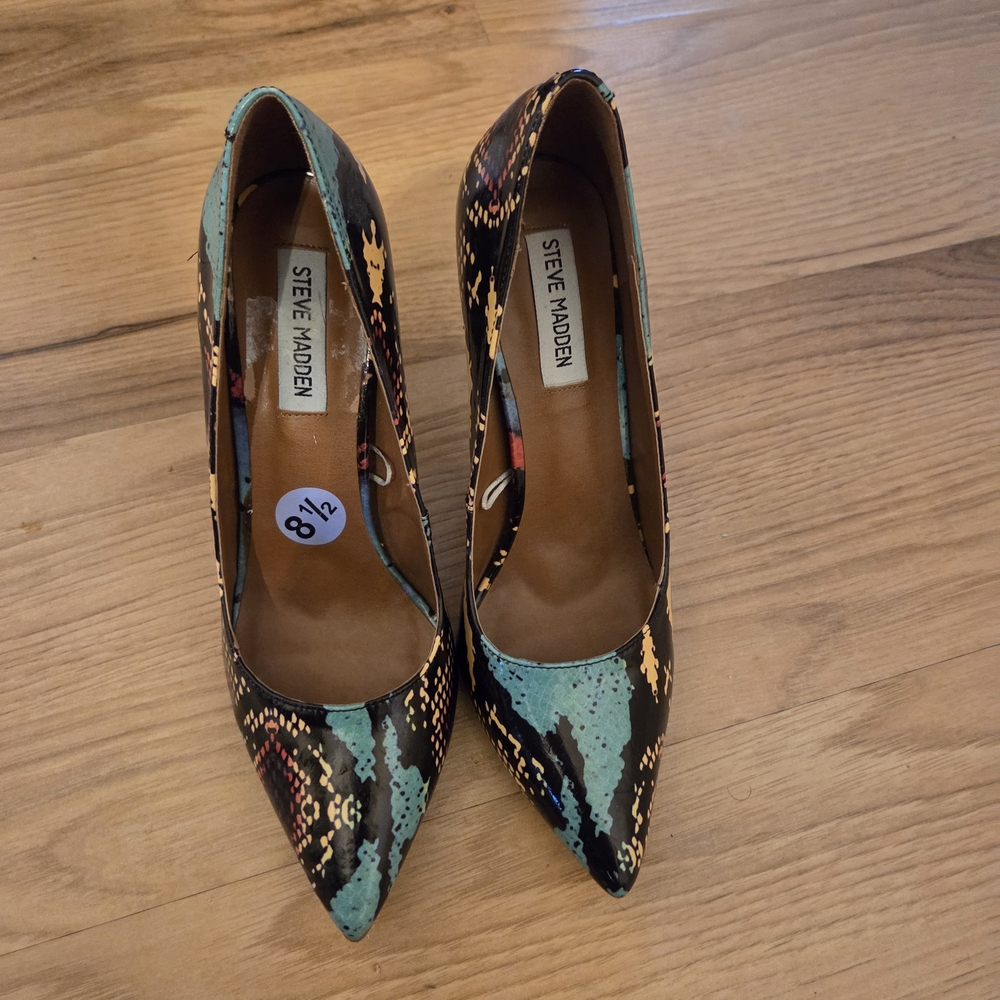 Steve Madden Snakeskin Patterned Heels